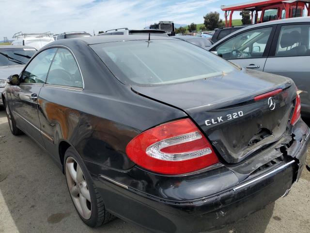 WDBTJ65J85F152366 - 2005 MERCEDES-BENZ CLK 320C BLACK photo 2