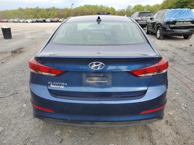 5NPD84LF4HH164433 - 2017 HYUNDAI ELANTRA SE BLUE photo 6