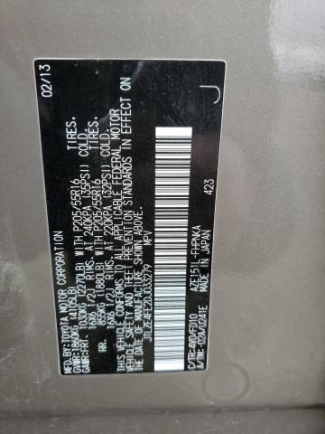 JTLZE4FE2DJ033279 - 2013 TOYOTA SCION XB 石墨色 照片 12