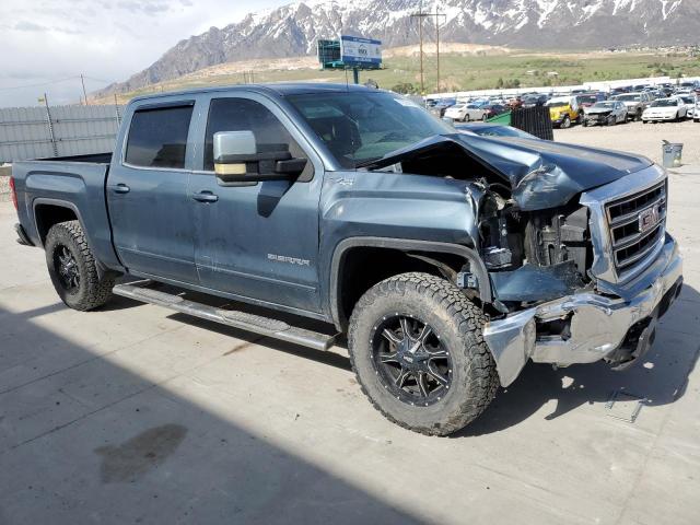 3GTU2UECXEG355816 - 2014 GMC SIERRA K1500 SLE BLUE photo 4