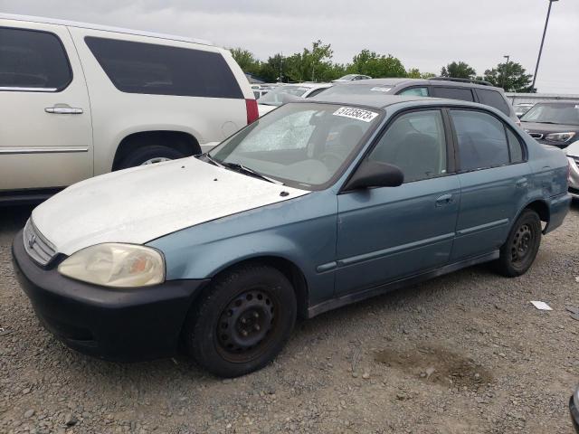 2HGEJ6616YH560538 - 2000 HONDA CIVIC BASE TURQUOISE photo 1