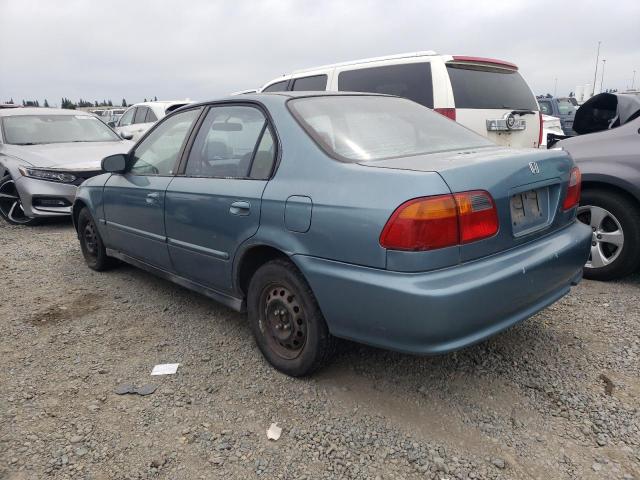 2HGEJ6616YH560538 - 2000 HONDA CIVIC BASE TURQUOISE photo 2