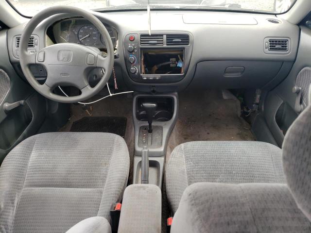 2HGEJ6616YH560538 - 2000 HONDA CIVIC BASE TURQUOISE photo 8
