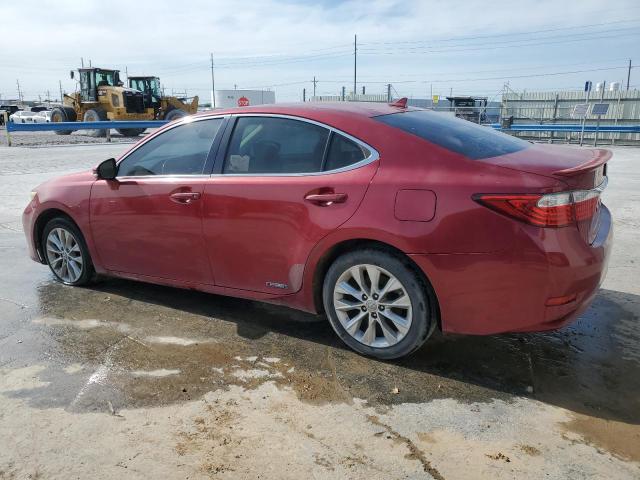 JTHBW1GG9D2027819 - 2013 LEXUS ES 300H RED photo 2