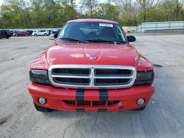 1D4HS48N63F628783 - 2003 DODGE DURANGO SLT RED photo 5