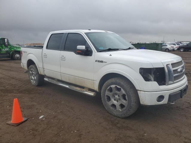 1FTPW14V09FB09898 - 2009 FORD F150 SUPERCREW WHITE photo 4