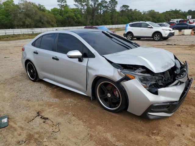 5YFS4MCE0MP068757 - 2021 TOYOTA COROLLA SE Silber Foto 4