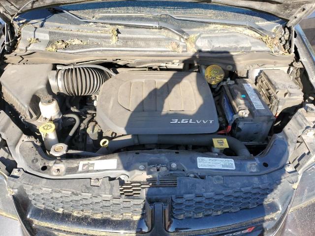 2C4RDGBG6JR221060 - 2018 DODGE GRAND CARA SE CHARCOAL photo 12