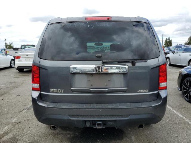 5FNYF4H71CB003716 - 2012 HONDA PILOT EXLN GRAY photo 6