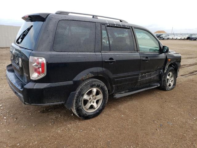 5FNYF18766B001690 - 2006 HONDA PILOT EX BLACK photo 3