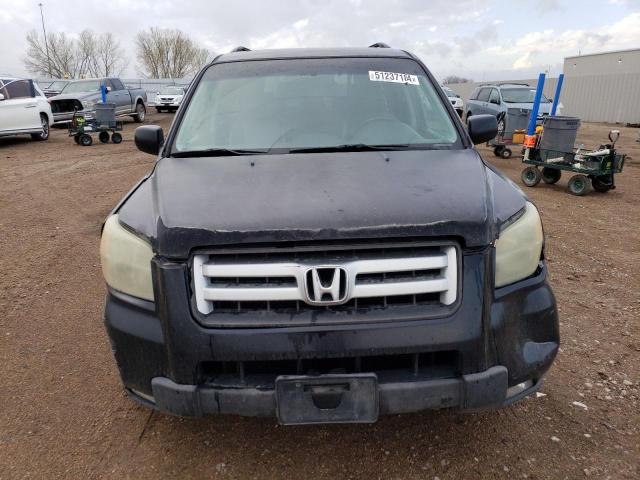 5FNYF18766B001690 - 2006 HONDA PILOT EX BLACK photo 5