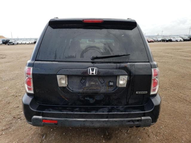 5FNYF18766B001690 - 2006 HONDA PILOT EX BLACK photo 6