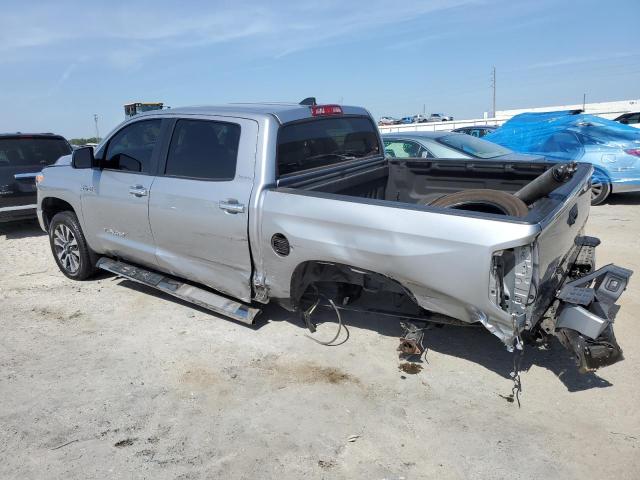 5TFFY5F14MX279157 - 2021 TOYOTA TUNDRA CREWMAX LIMITED SILVER photo 2