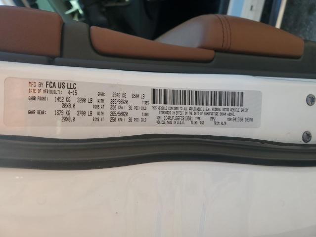 1C4RJFJG6FC813501 - 2015 JEEP GRAND CHER SUMMIT Biały zdjęcie 13