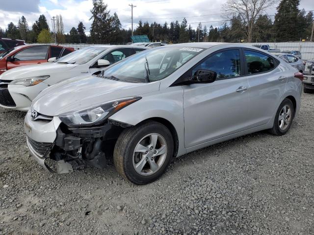 5NPDH4AE6FH556045 - 2015 HYUNDAI ELANTRA SE SILVER photo 1