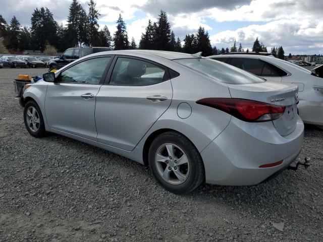 5NPDH4AE6FH556045 - 2015 HYUNDAI ELANTRA SE SILVER photo 2