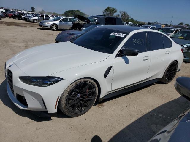 WBS43AY04PFN54063 - 2023 BMW M3 COMPETITION WHITE photo 1