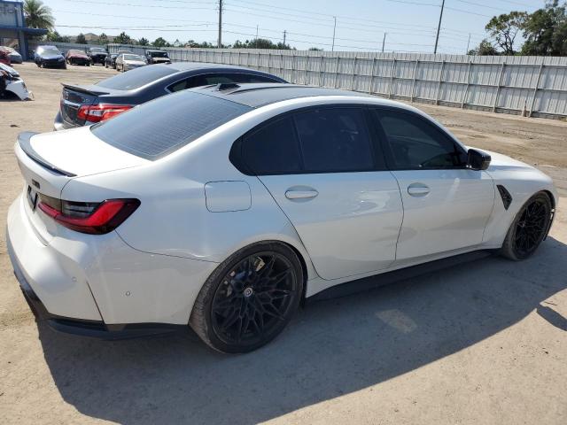 WBS43AY04PFN54063 - 2023 BMW M3 COMPETITION WHITE photo 3
