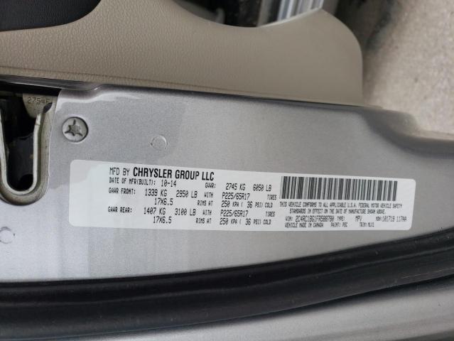 2C4RC1BG1FR588780 - 2015 CHRYSLER TOWN & COU TOURING 银色 照片 13