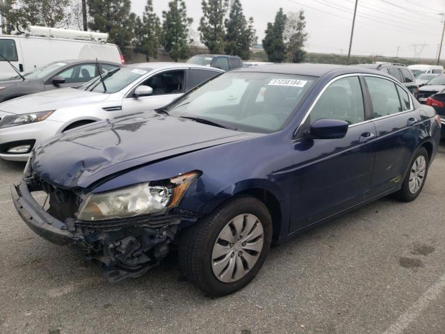 1HGCP2F37AA106481 - 2010 HONDA ACCORD LX BLUE photo 1