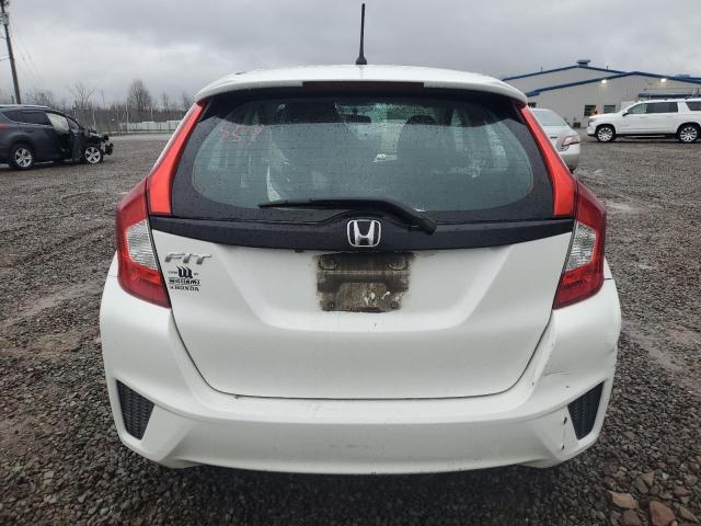 3HGGK5G55FM709408 - 2015 HONDA FIT LX WHITE photo 6