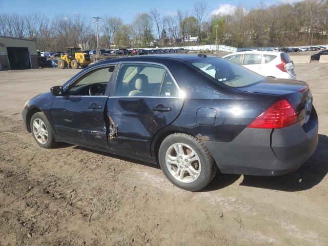 1HGCM56747A092495 - 2007 HONDA ACCORD EX BLACK photo 2