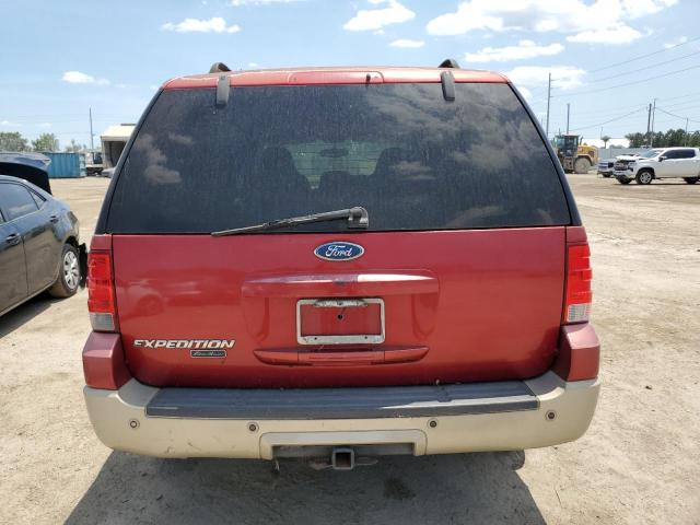 1FMFU17565LA12421 - 2005 FORD EXPEDITION EDDIE BAUER RED photo 6