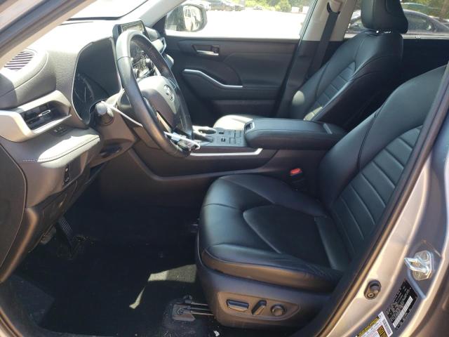 5TDHZRBH0MS078670 - 2021 TOYOTA HIGHLANDER XLE SILVER photo 7