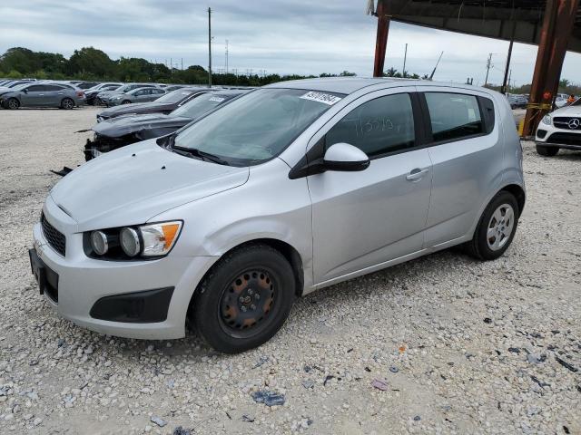 1G1JB6SH9E4155451 - 2014 CHEVROLET SONIC LS SILVER photo 1