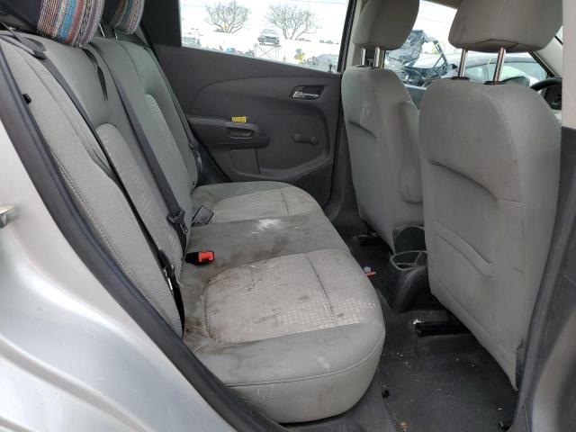 1G1JB6SH9E4155451 - 2014 CHEVROLET SONIC LS ვერცხლისფერი ფოტო 10