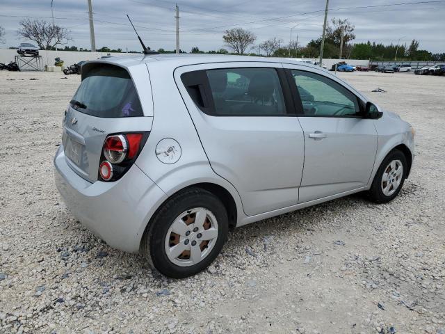 1G1JB6SH9E4155451 - 2014 CHEVROLET SONIC LS ვერცხლისფერი ფოტო 3