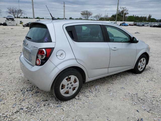 1G1JB6SH9E4155451 - 2014 CHEVROLET SONIC LS SILVER photo 3