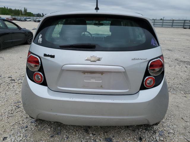 1G1JB6SH9E4155451 - 2014 CHEVROLET SONIC LS ვერცხლისფერი ფოტო 6