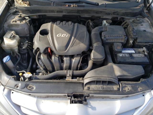 5NPEB4AC0DH590645 - 2013 HYUNDAI SONATA GLS SILVER photo 11