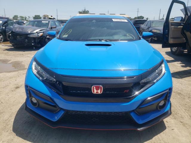 SHHFK8G72MU205959 - 2021 HONDA CIVIC TYPE-R TOURING BLUE photo 5