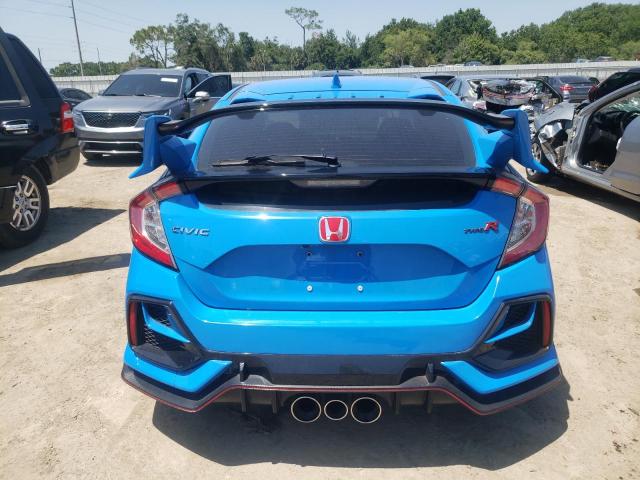 SHHFK8G72MU205959 - 2021 HONDA CIVIC TYPE-R TOURING BLUE photo 6