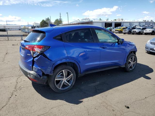 3CZRU6H73NM702229 - 2022 HONDA HR-V EXL BLUE photo 3