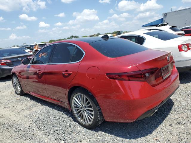 ZARFAECN4J7563997 - 2018 ALFA ROMEO GIULIA TI RED photo 2