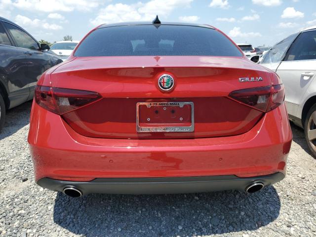 ZARFAECN4J7563997 - 2018 ALFA ROMEO GIULIA TI RED photo 6