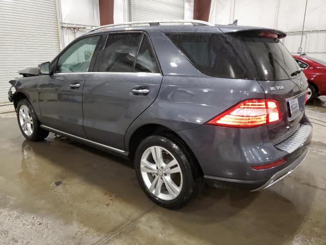 4JGDA5HB5FA487003 - 2015 MERCEDES-BENZ ML 350 4MATIC CHARCOAL photo 2