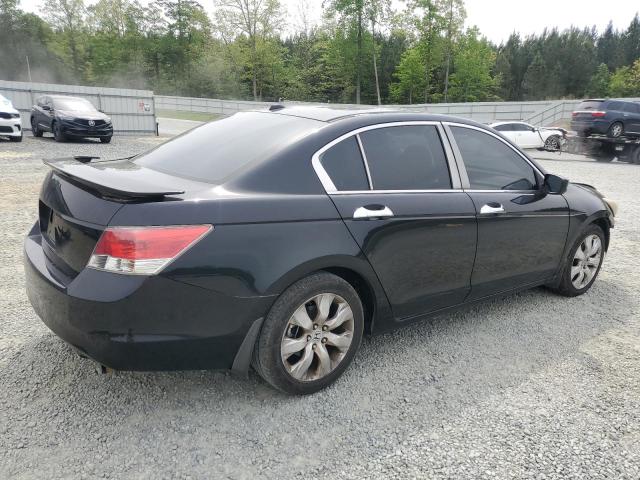 1HGCP26888A008548 - 2008 HONDA ACCORD EXL BLACK photo 3