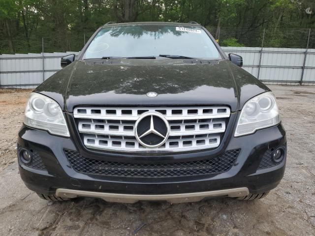 4JGBB8GB7BA694834 - 2011 MERCEDES-BENZ ML 350 4MATIC BLACK photo 5