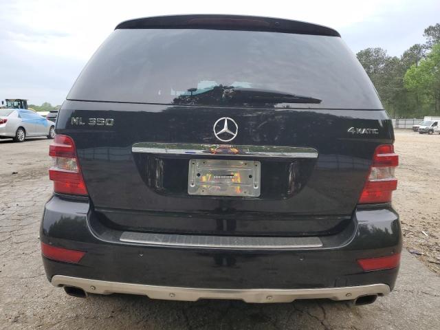 4JGBB8GB7BA694834 - 2011 MERCEDES-BENZ ML 350 4MATIC BLACK photo 6