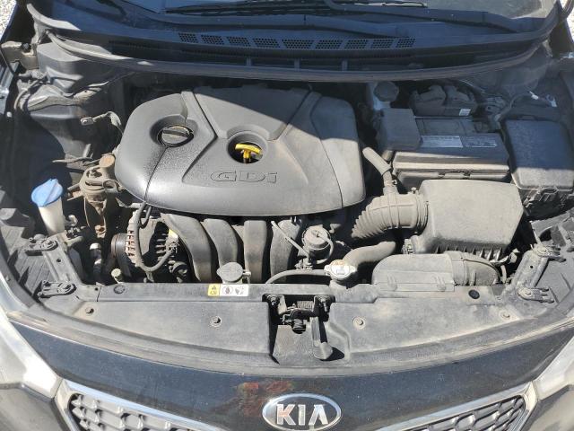 KNAFX4A80F5392200 - 2015 KIA FORTE EX BLACK photo 11