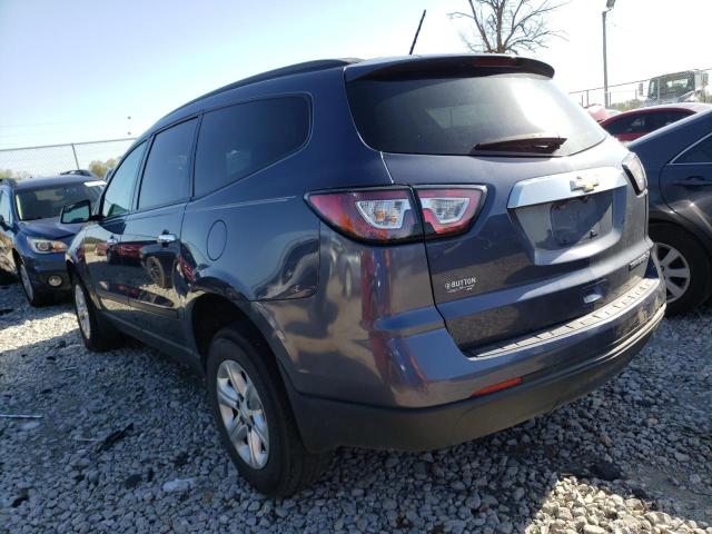 1GNKRFEDXEJ151112 - 2014 CHEVROLET TRAVERSE LS GRAY photo 2