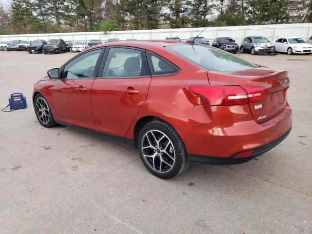 1FADP3H27JL294569 - 2018 FORD FOCUS SEL RED photo 2