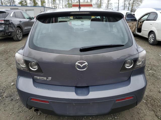 JM1BK144671638442 - 2007 MAZDA 3 HATCHBACK GRAY photo 6