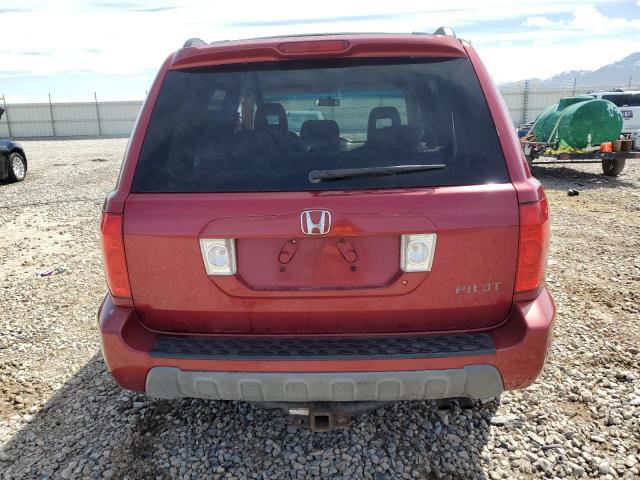 2HKYF18444H558764 - 2004 HONDA PILOT EX BURGUNDY photo 6