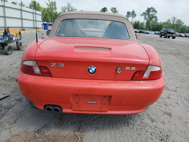 4USCH3343YLF42934 - 2000 BMW Z3 2.8 RED photo 6