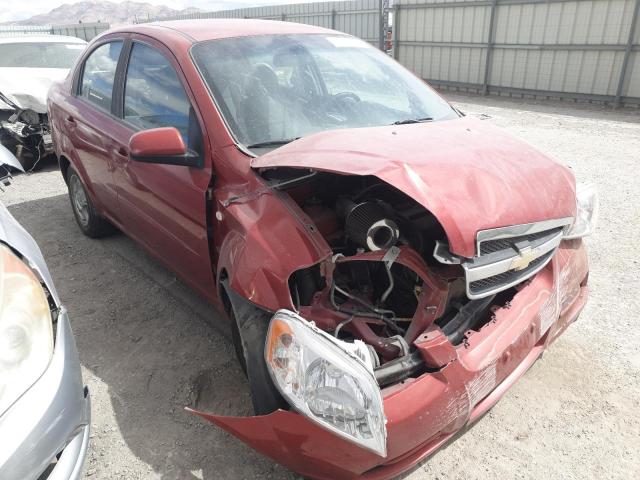 KL1TD56627B175107 - 2007 CHEVROLET AVEO BASE 红色 照片 4